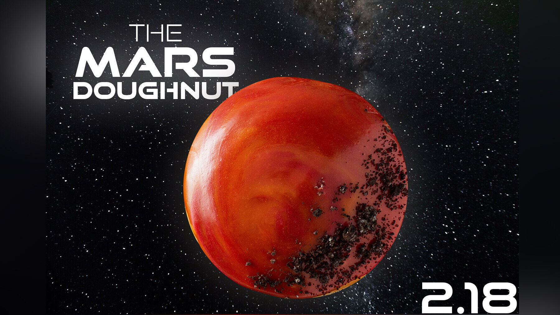 Krispy Kreme is offering a limited-edition Mars doughnut to celebrate NASA's rover landing